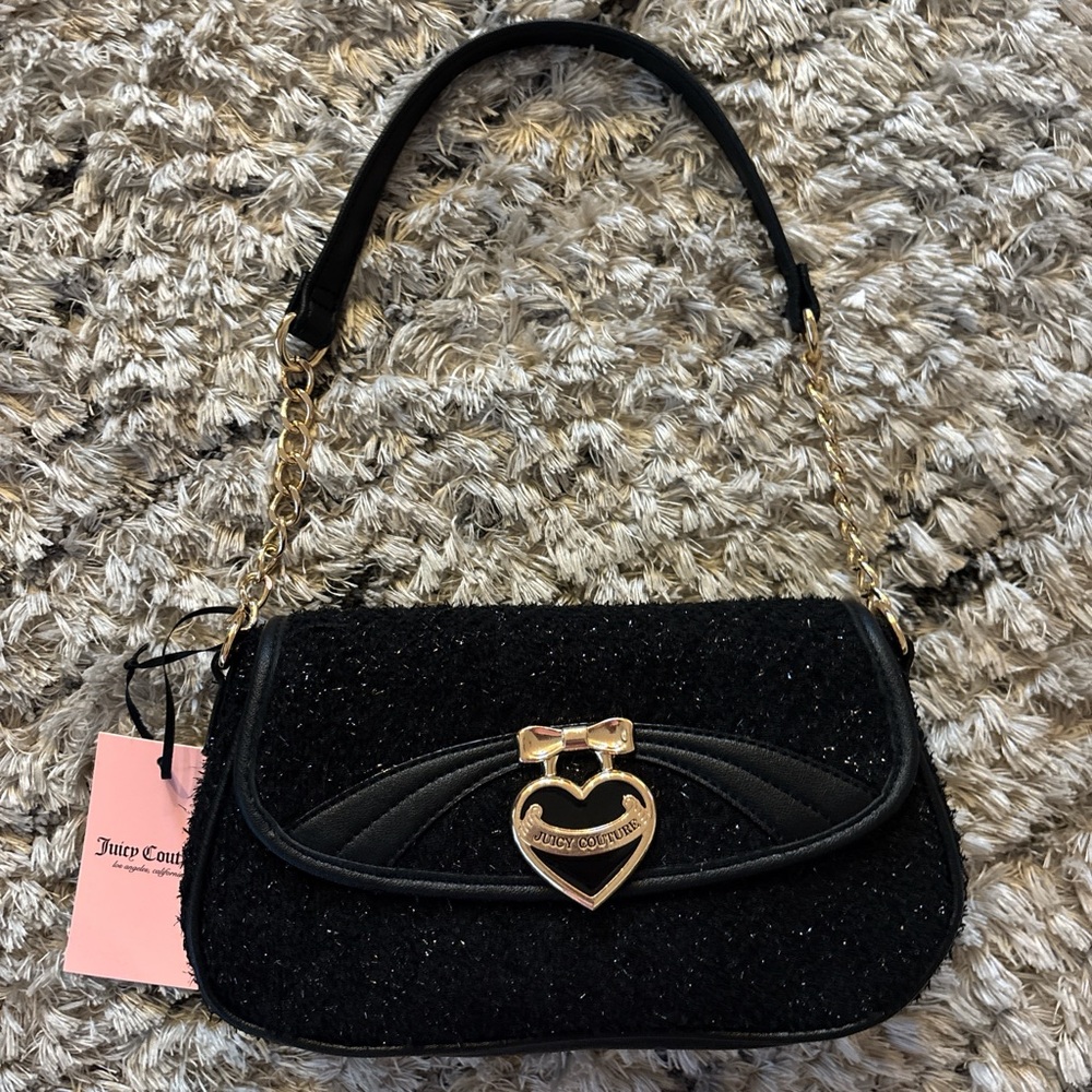 Juicy Couture Black and Gold Women's Bag